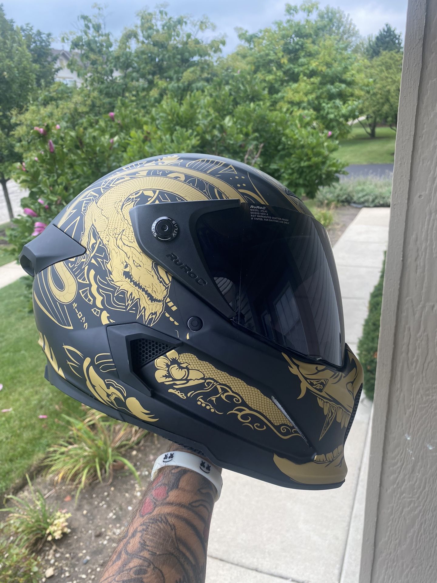 Ruroc atlas cheap ronin gold