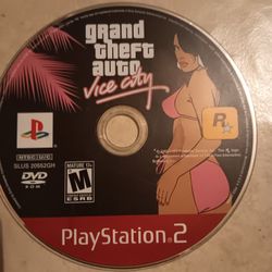 Grand Theft Auto Vice City PS2 Game