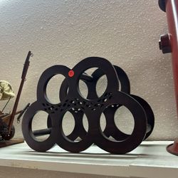 Wood 5 Bottle Wine Rack