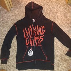 Lurking class by sketchy tank dumpster fire black zip hoodie