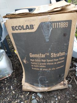 Ecoline Gemstone Stratus Heavy Traffic Floor Finish 5 Gallon Bag