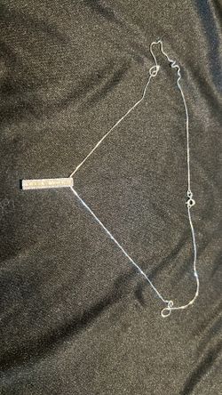 Colgante Oro Blanco Con Diamante