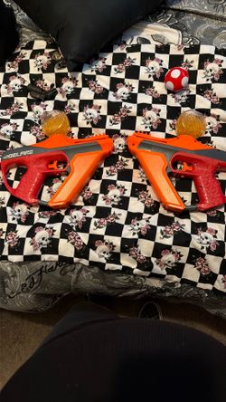2 nerf gel fire rapid fire guns