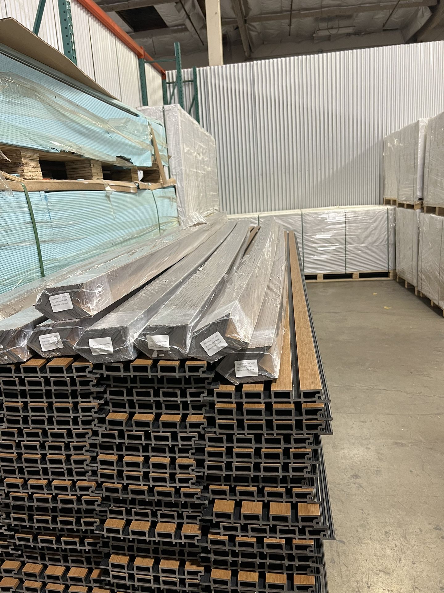 Factory Direct Sale ! 4 Grid Composite Cladding Siding Outdoor Wall Panel .(WPC Exterior Wall Panel