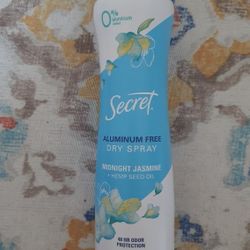 Secret Dry Spry,  Midnight Jasmine 