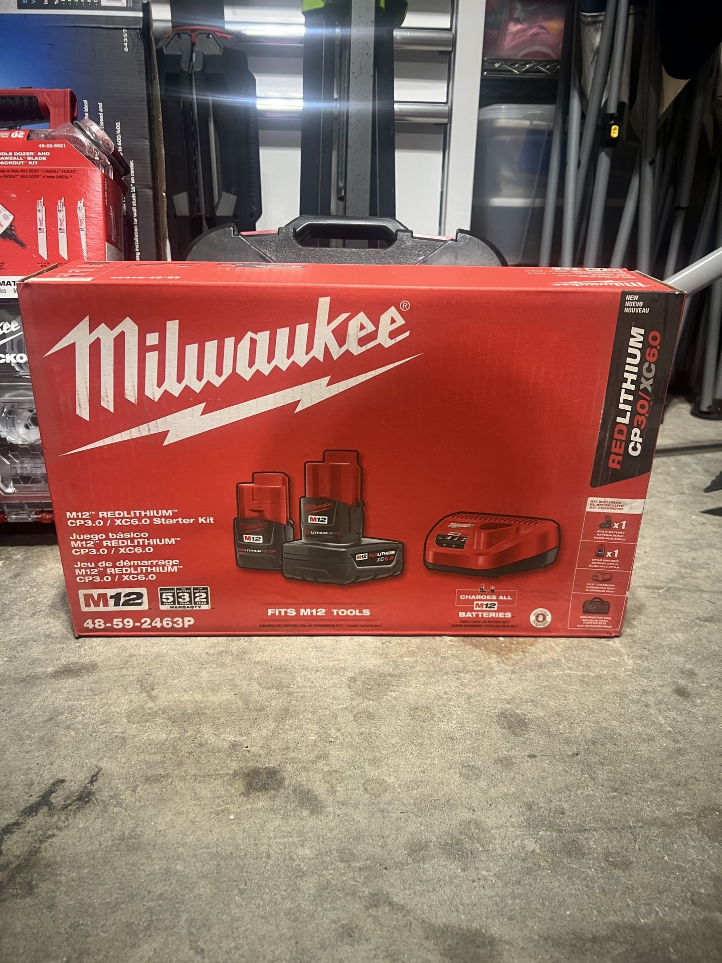 Milwaukee M12 Battery Kit 3.0 And 6.0