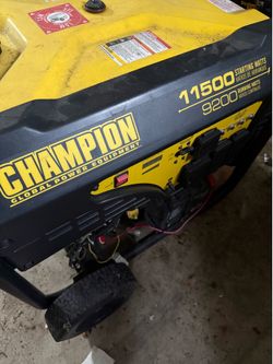 Champion 11500/9200 Generator