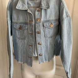 Girl  Denim Jacket /kids Clothes 