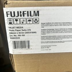 Fujifilm Inkjet Media Photo Paper Satin 