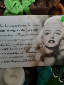 Variety of smaller version canvas Marilyn Monroe wall art sold separately $7 each
