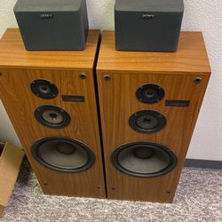 Sony Floor Speakers SS-U421AV & SS-U31 Book Shelf Speakers 