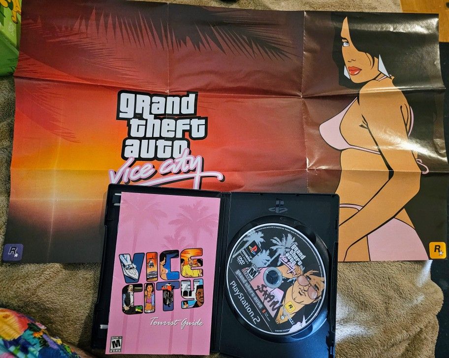 Grand Theft Auto Vice City GTA PS2 COMPLETE 