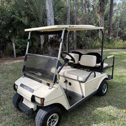 SUPER CLEAN 48 VOLT CLUB CAR GOLF CART!! 4 SEATER RUNS AND DRIVES GREAT!