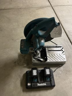 Cordless Chop saw Battery Powered With 2 Batteries