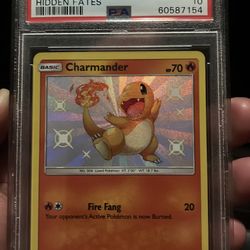 Psa 10 hidden fates charmander pokemon card