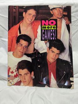 NKOTB No More Games Tour Concert Book