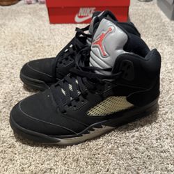 Air Jordan 5 (Black Metallic)