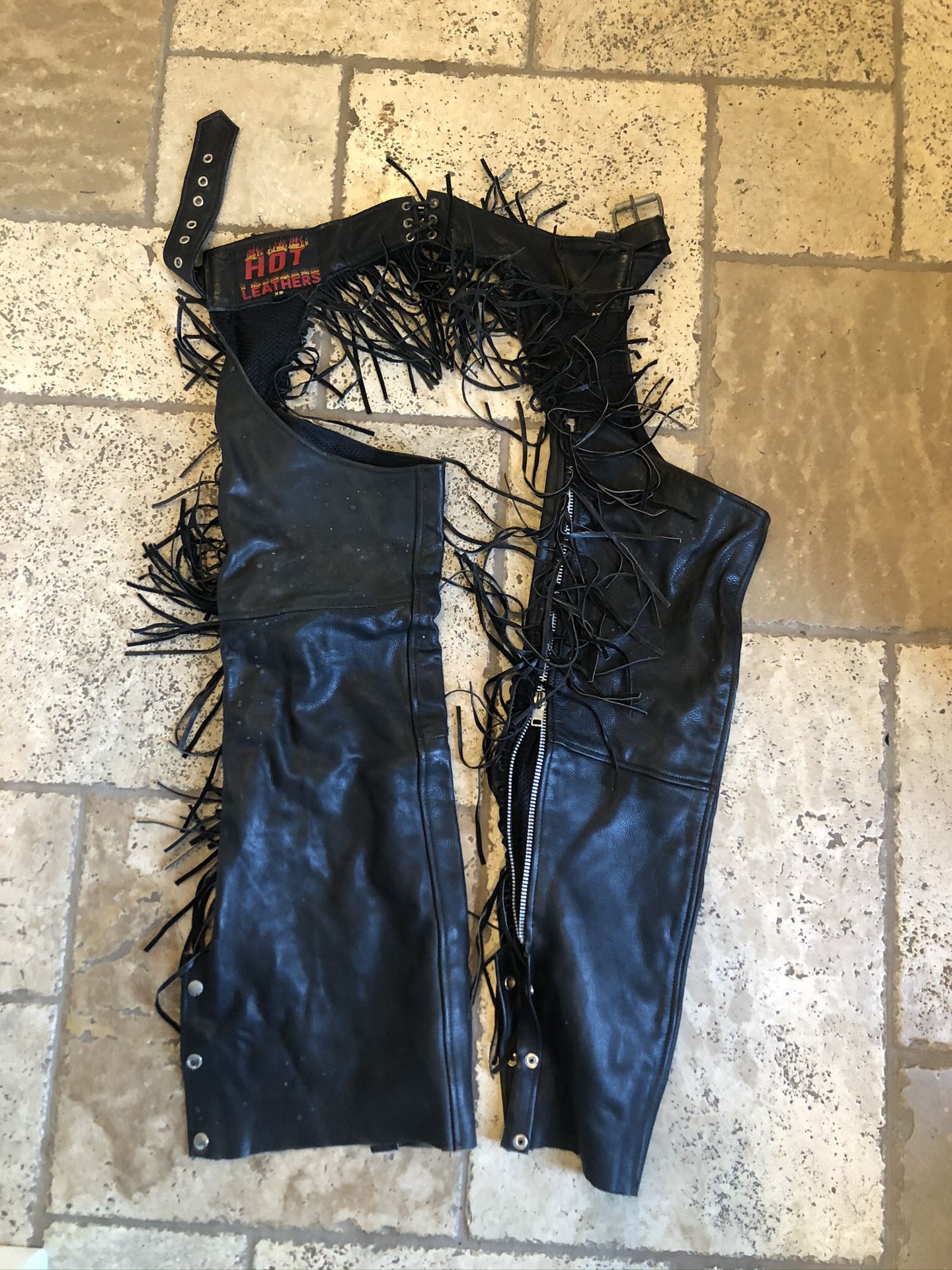 Motorbike harley ride pants leather for riding