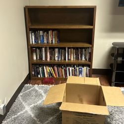 Older Real Wood Bookshelves 