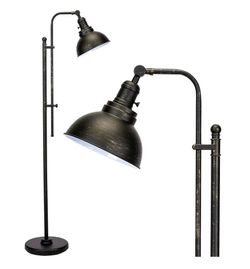 VONLUCE Industrial Floor Lamp 65", Adjustable Standing Lamp for Living Room