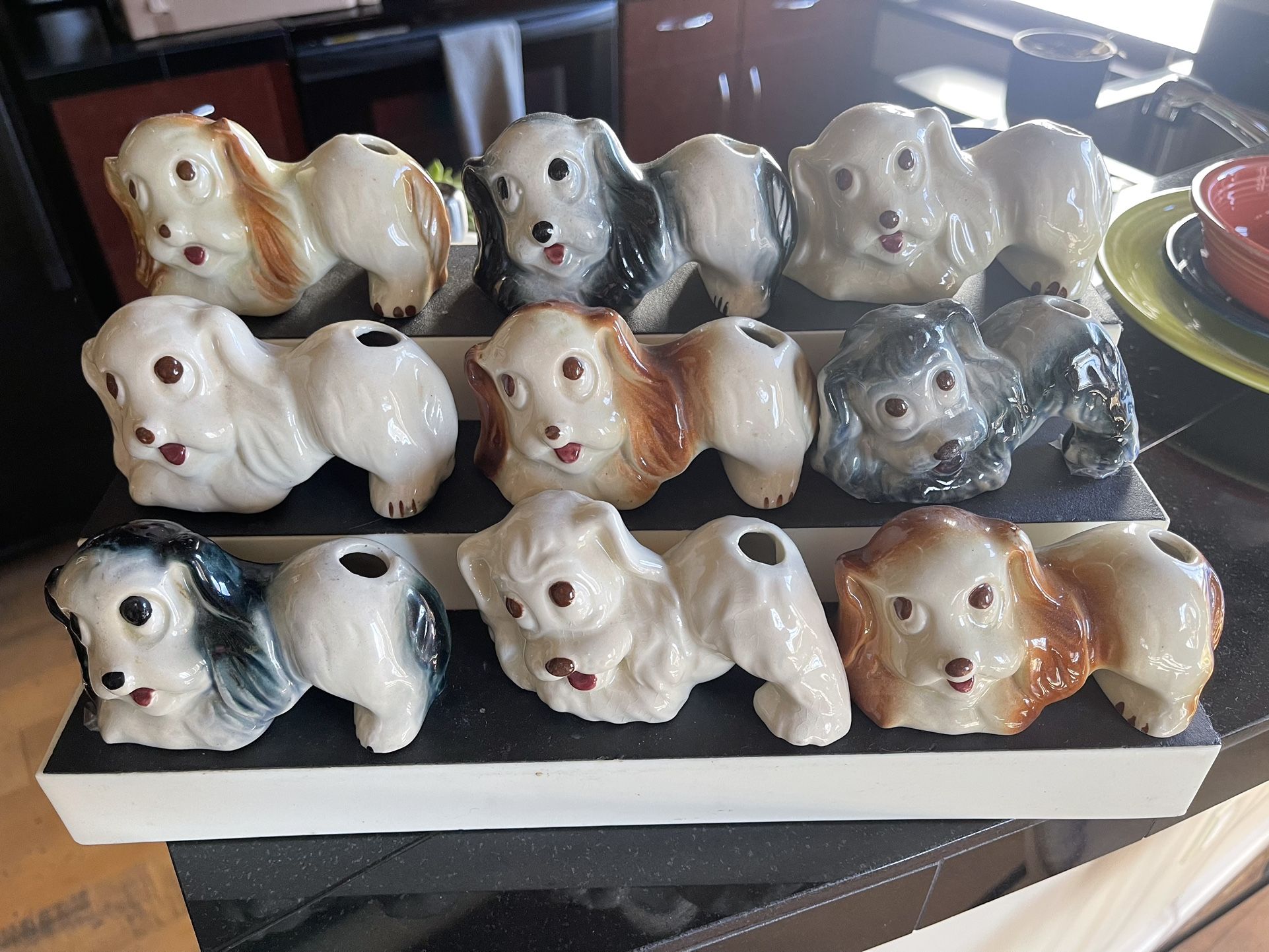 Vintage Porcelain Dog Figurines