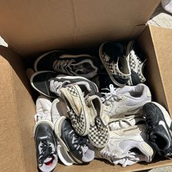 Box Of Old Shoes. 