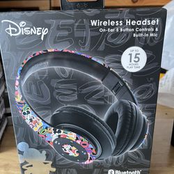 Disney Mickey Or Nightmare Before Christmas Wireless Headphones $10 Each 
