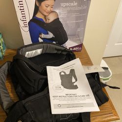 New In Box Infantino Upscale Customizable Carrier 8-40 Lbs. 
