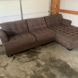 Grey L Shaped Sectional Couch “WE DELIVER”