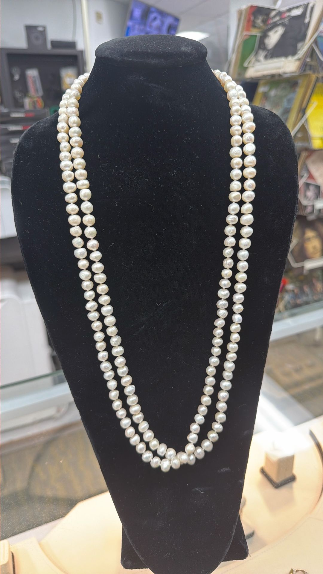 60 Inch Pearl Necklace