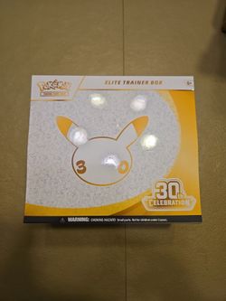 Pokemon ETB 30th celebration new and sealed mint!