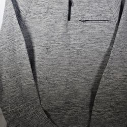 Marc Anthony Men's Heathered Grey 1/4 Zip Pullover Sweater Sweatshirt.  Size Men's Medium. 
