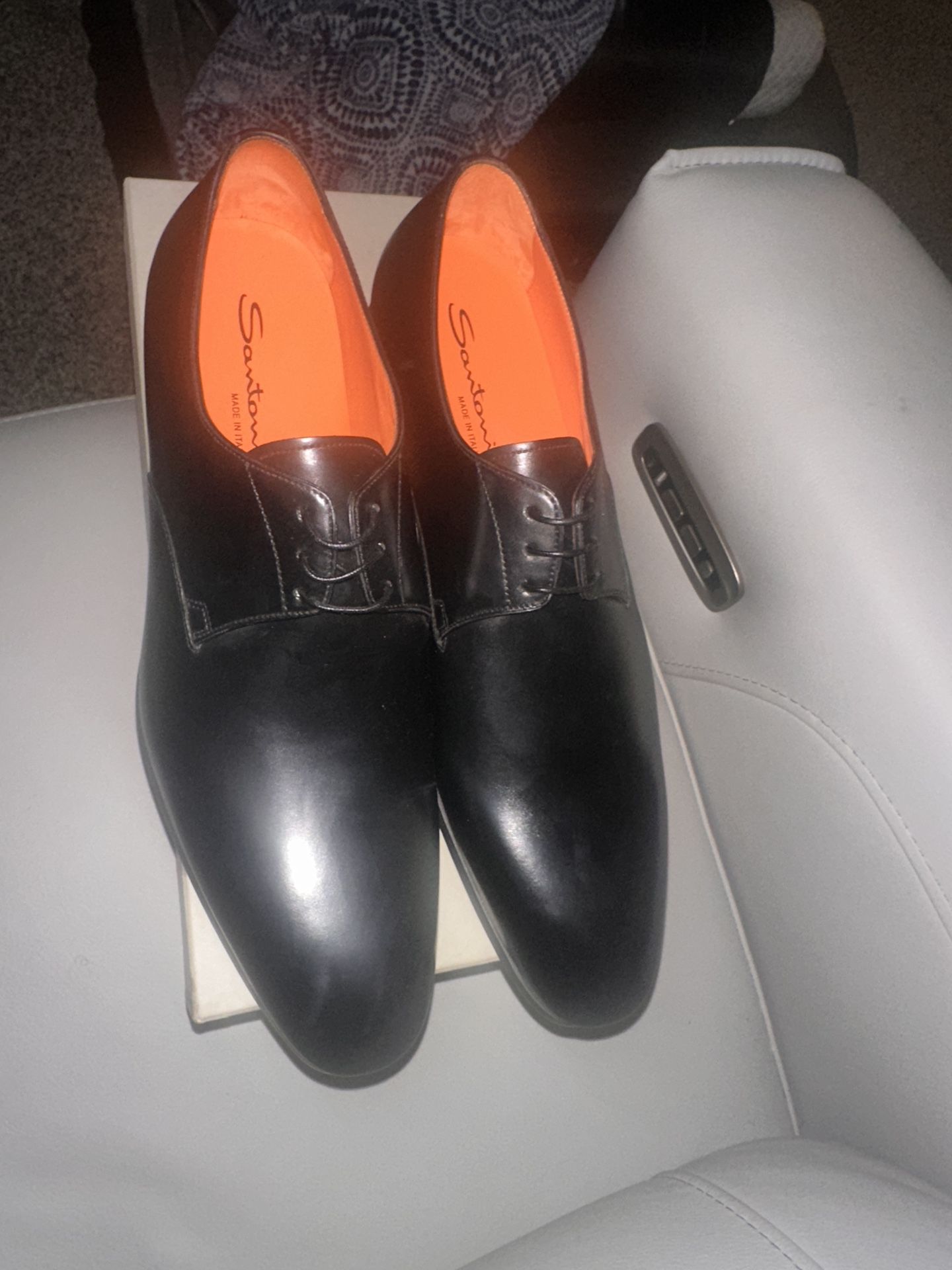 Brand NEW! Santoni Leather dress Shoes size 12