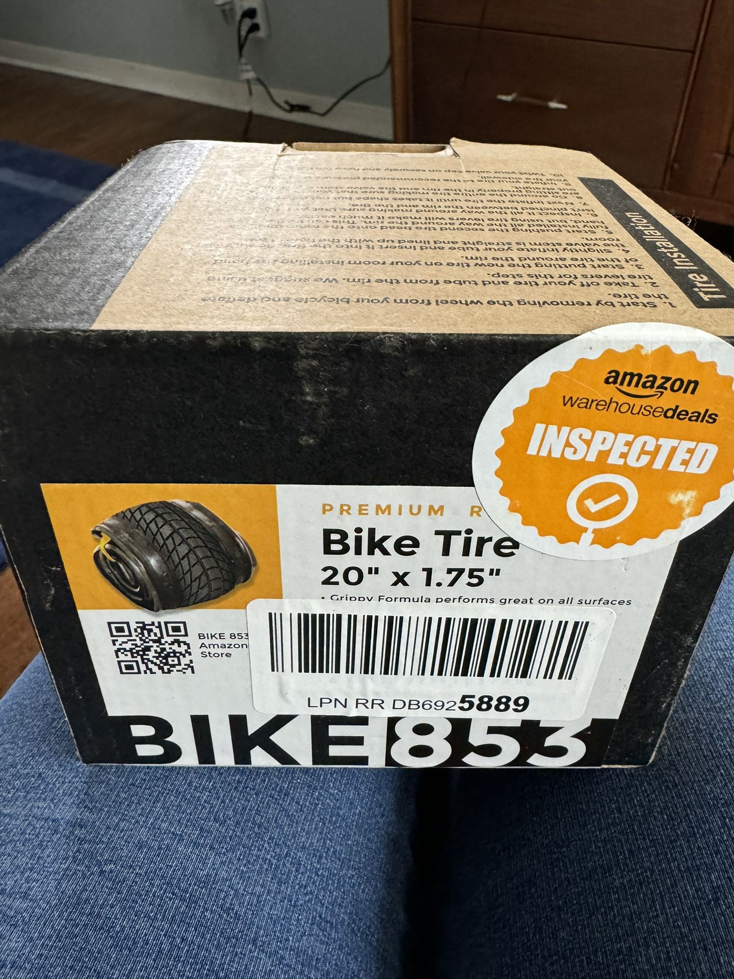 20” X 1.75” Bike Tire - Brand New