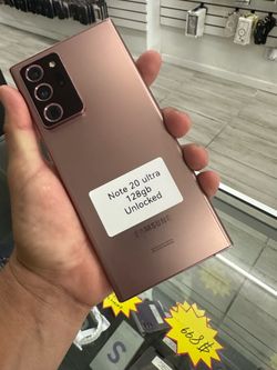 Note 20 ultra unlocked. Cash or $50 down w approval
