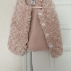 Little Girls Fur Vest