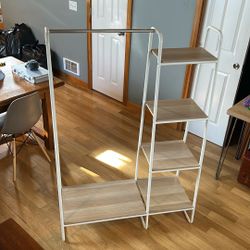 Garment Rack with Shelves