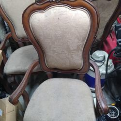 One Arm Chair Three Side Chairs