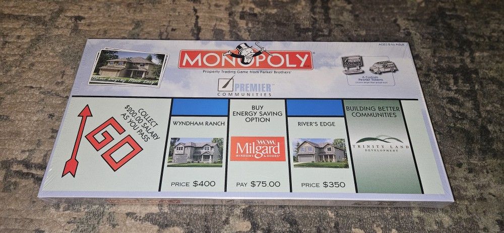 Monopoly Premier Communities - Home Buying Made Easy (2007) Brand New & Sealed!!