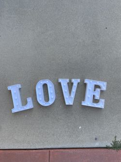 Love Marque Letters (Battery Operated)