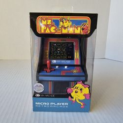 Ms. Pac-Man Micro Player Retro Arcade NEW 