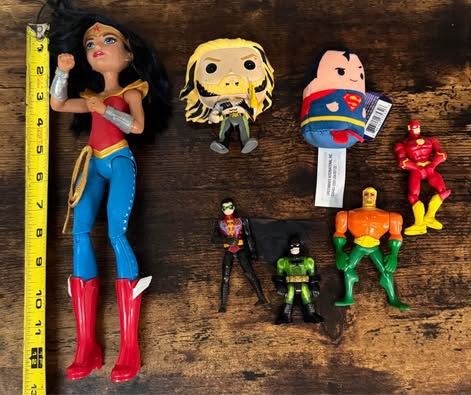 DC Comics Figures Plush Funko etc $8 for All 