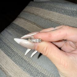 Silver Engagement Ring