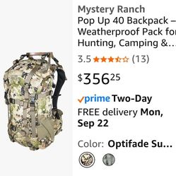 Mystery Ranch Backpack- New