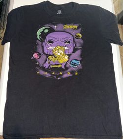 Funko POP T-shirt Marvel Avengers marvel Thanos galaxy T-Shirt size Large