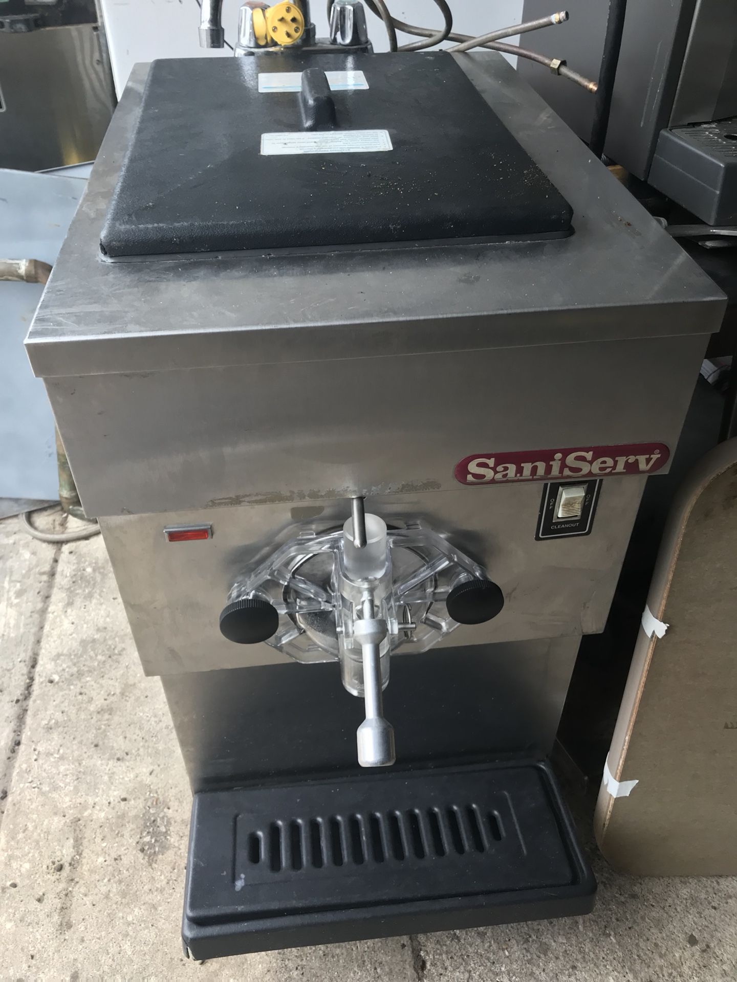 SaniServ Ice Cream Machine. Over the Counter