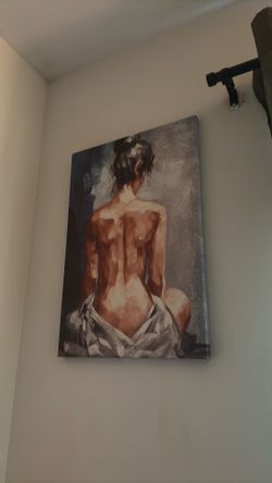 Female canvas, painting