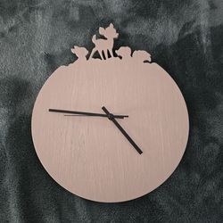 Disney Bambi Silhouette Clock 