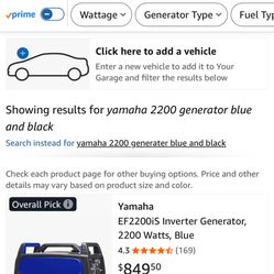 Yamaha EF 2200 is Inverter Quiet Generater  