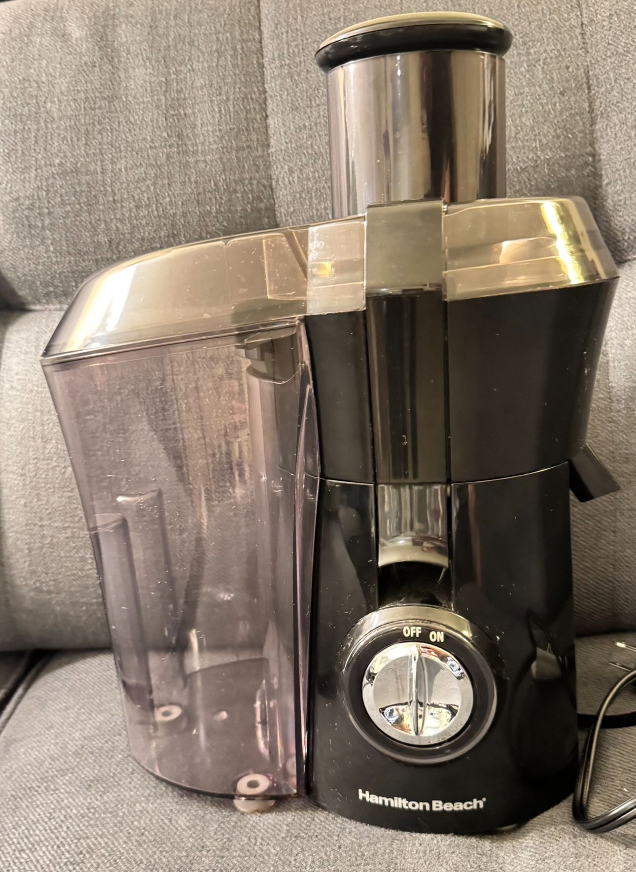 Hamilton Beach Juicer Machine Black , Big Mouth Large 3” Feed Chute